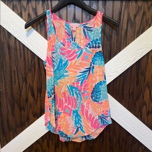 Lily Pulitzer Colorful Sleeveless Tank Top